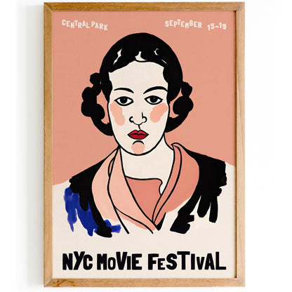 NYC Movie Festival Retro Poster