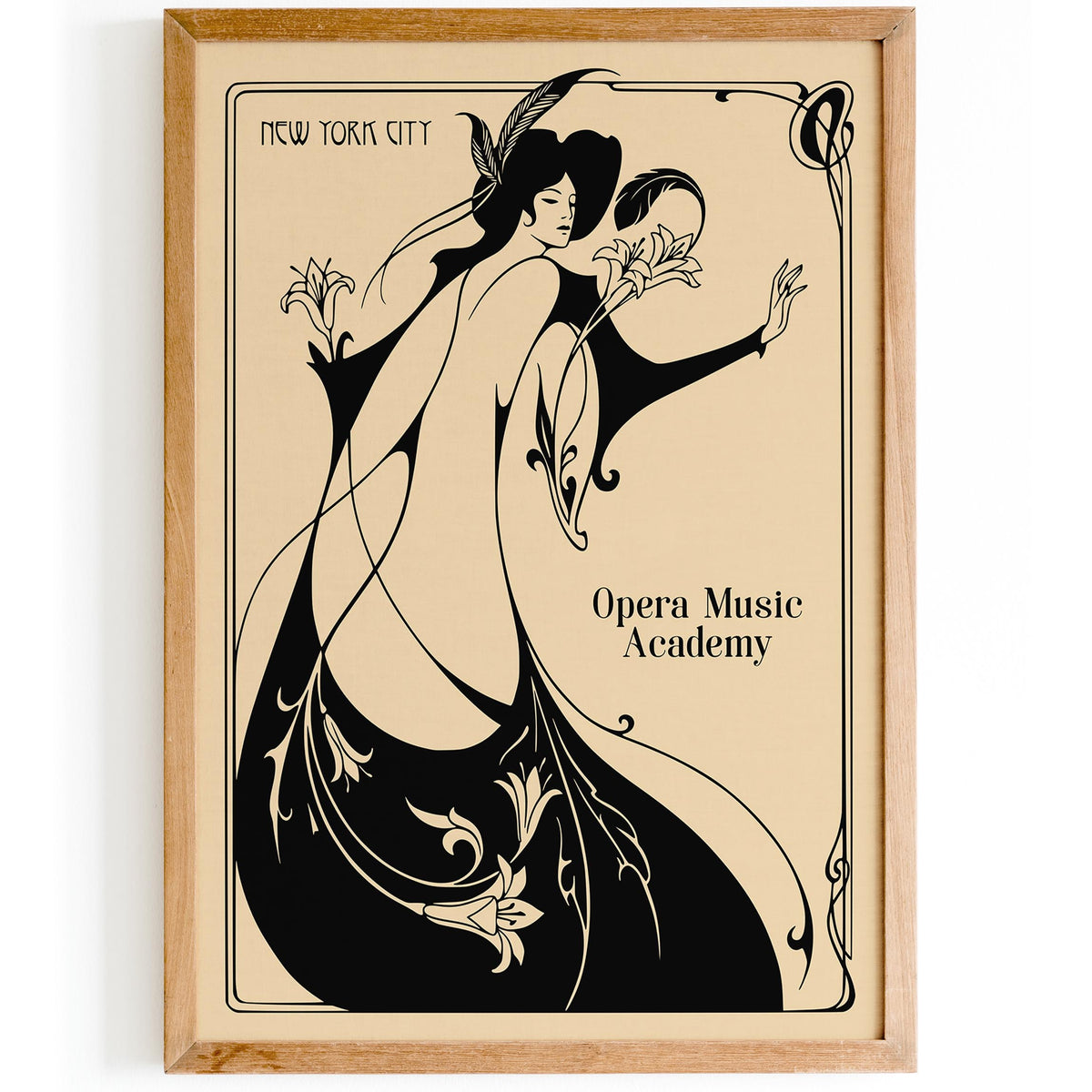 Opera Music Academy NYC Art Poster