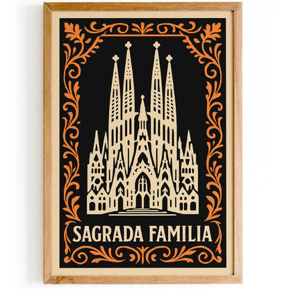 Sagrada Familia Spain Architecture Art Print