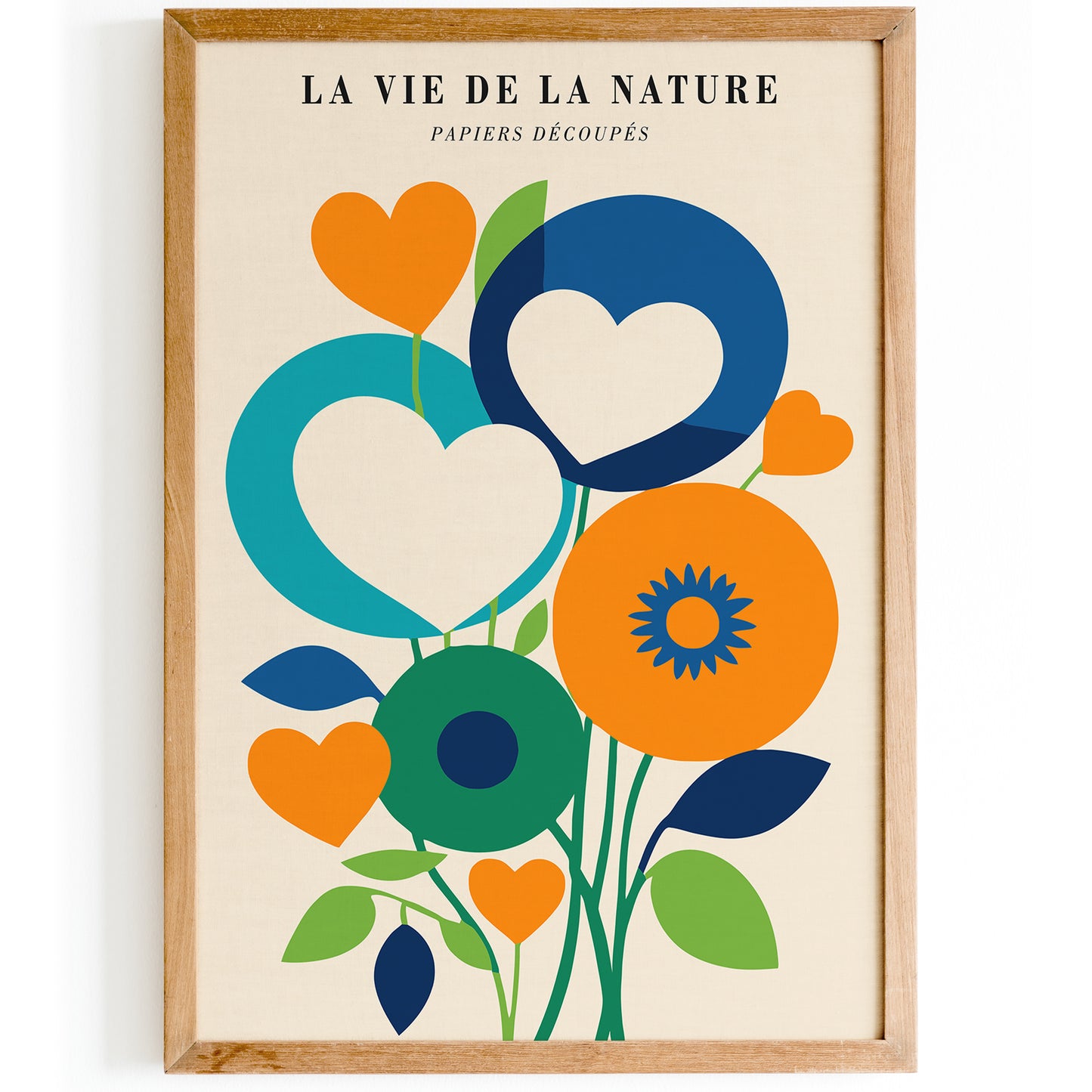 Papiers Decoupes Floral Art Print