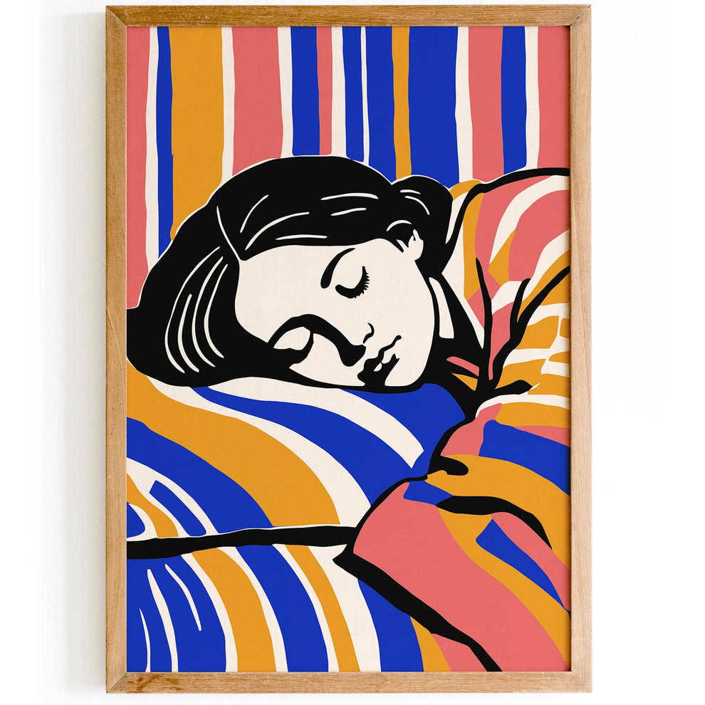 Sleeping Beauty - Woman Portrait Art Print – HypeSheriff