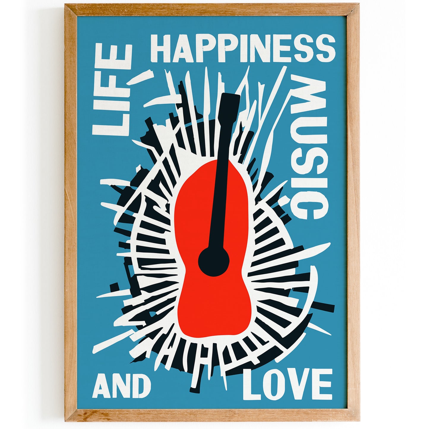 Life - Happiness - Music and Love Poster