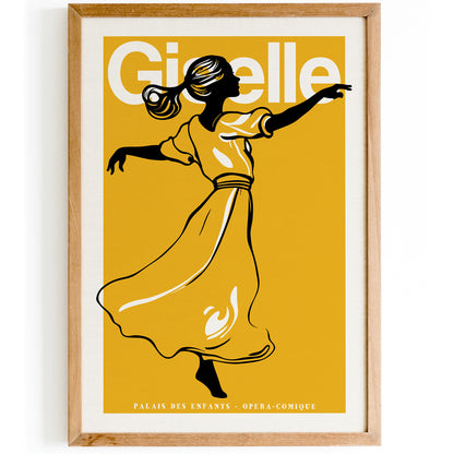 Giselle Retro Ballerina Prints