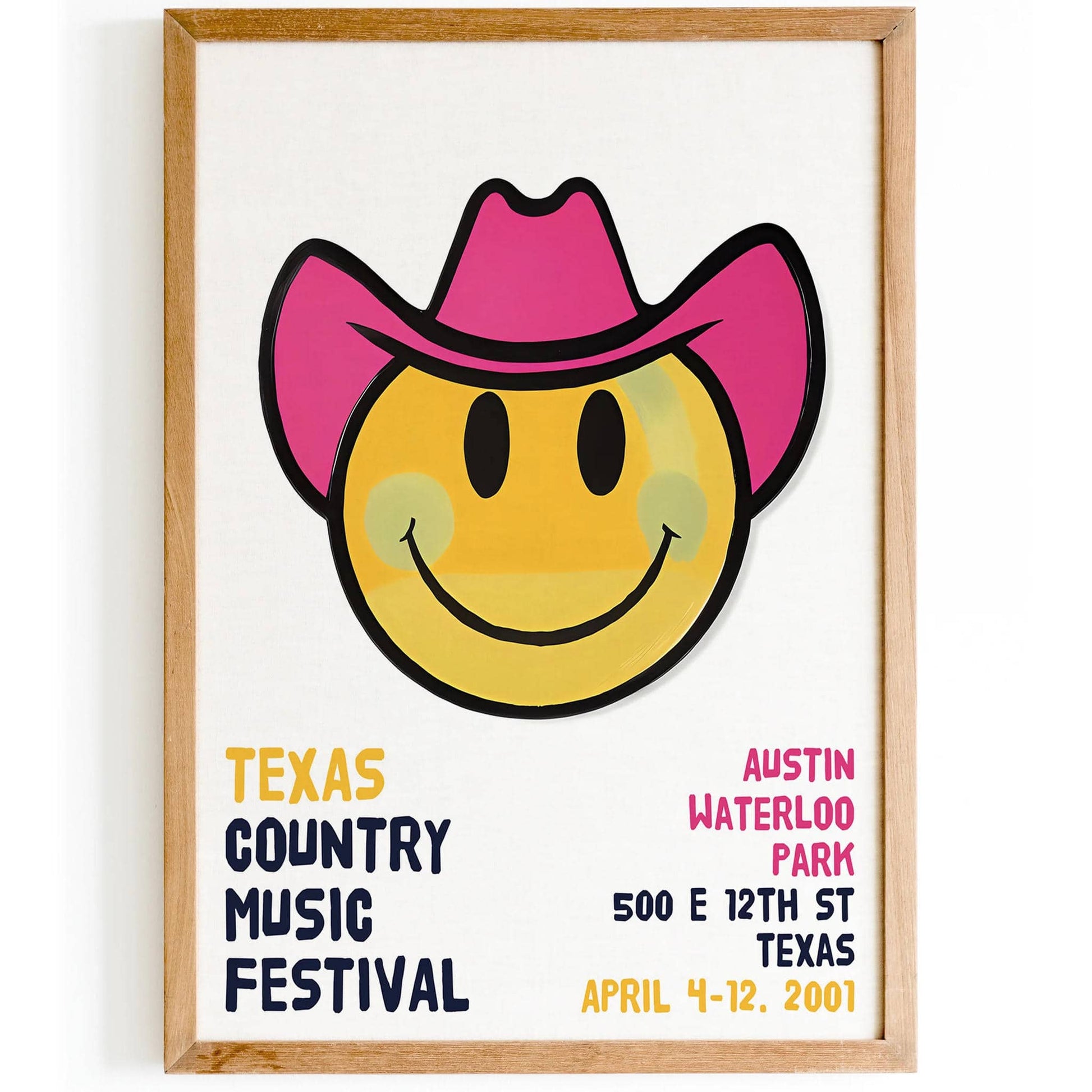 Texas Country Music Festival Poster - HypeSheriff