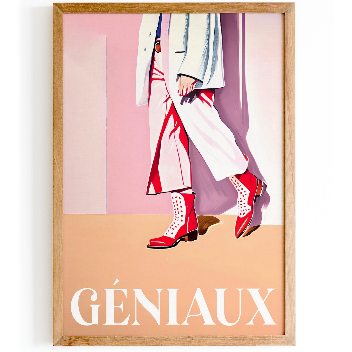 Geniaux French Fashion Wall Art Print