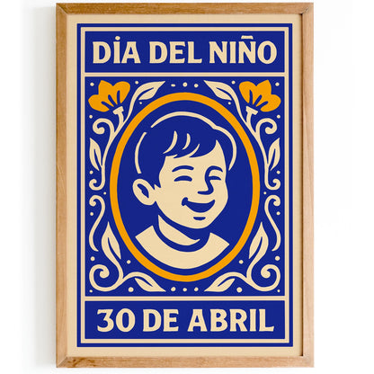 Mexican Children's Day Poster - Dia del Niño Print