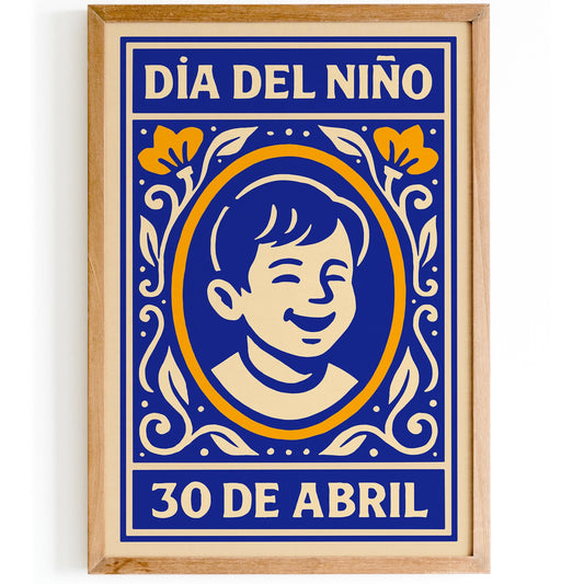 Mexican Children's Day Poster - Dia del Niño Print