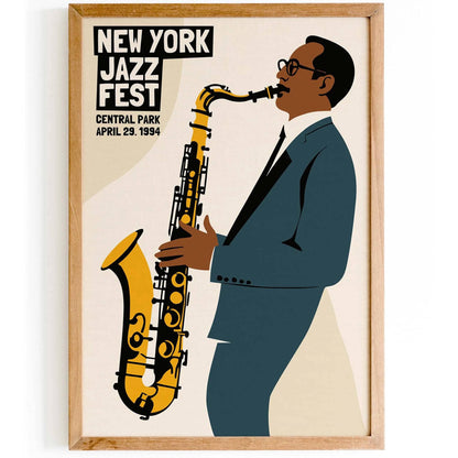 New York Jazz Fest 1994 – Sax Vibes in the Park