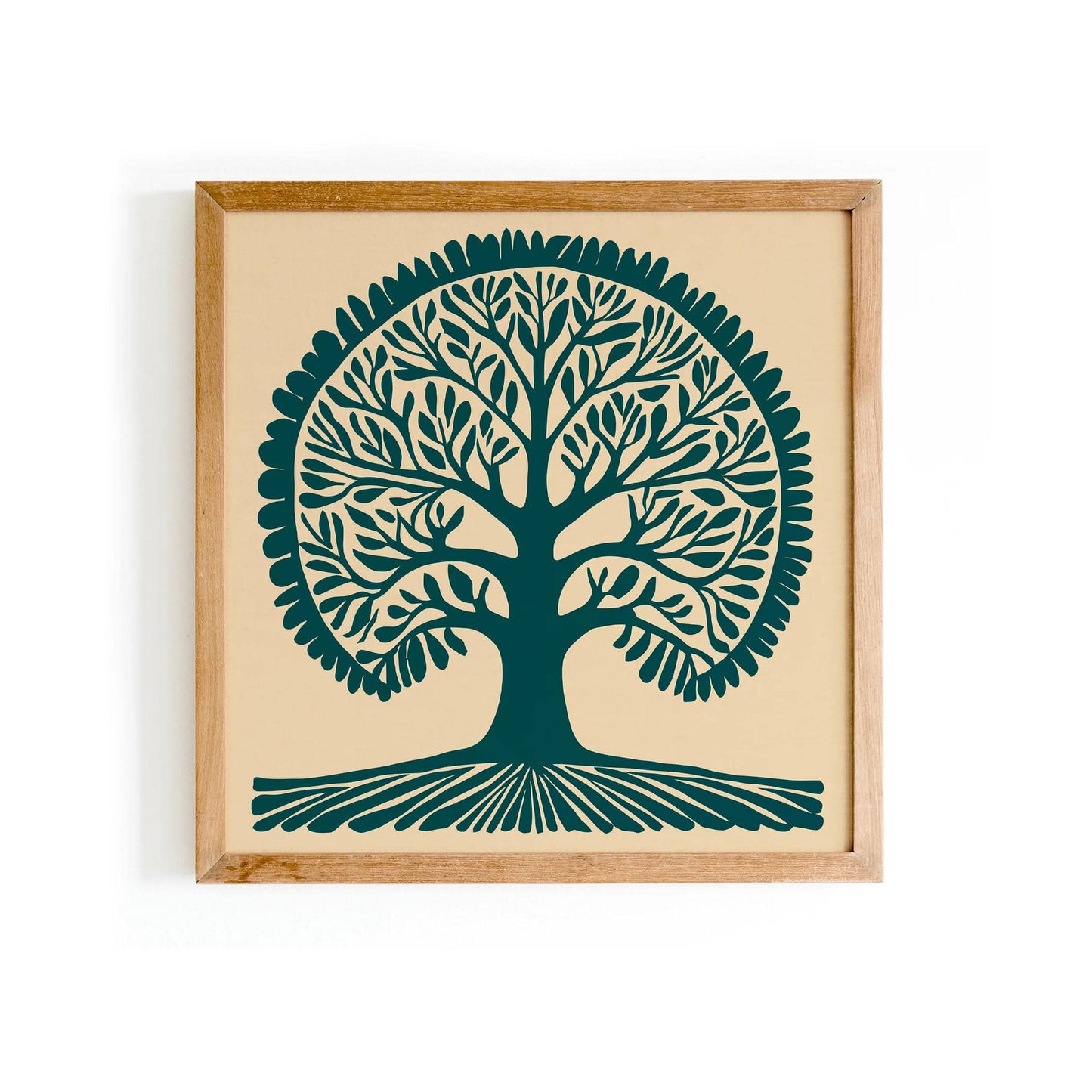 Magic Tree Square Art Print