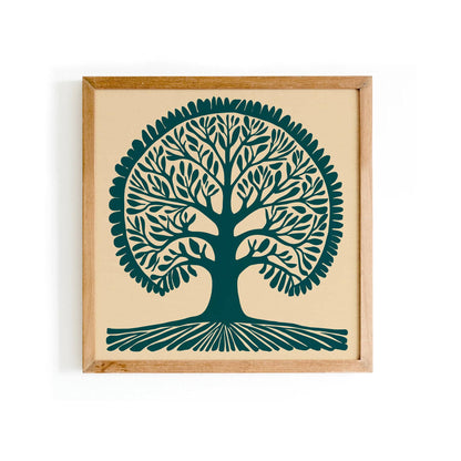 Magic Tree Square Art Print
