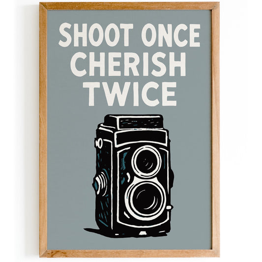 Analog Camera Quote Poster