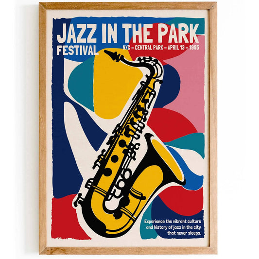 Jazz in the Park NYC Poster