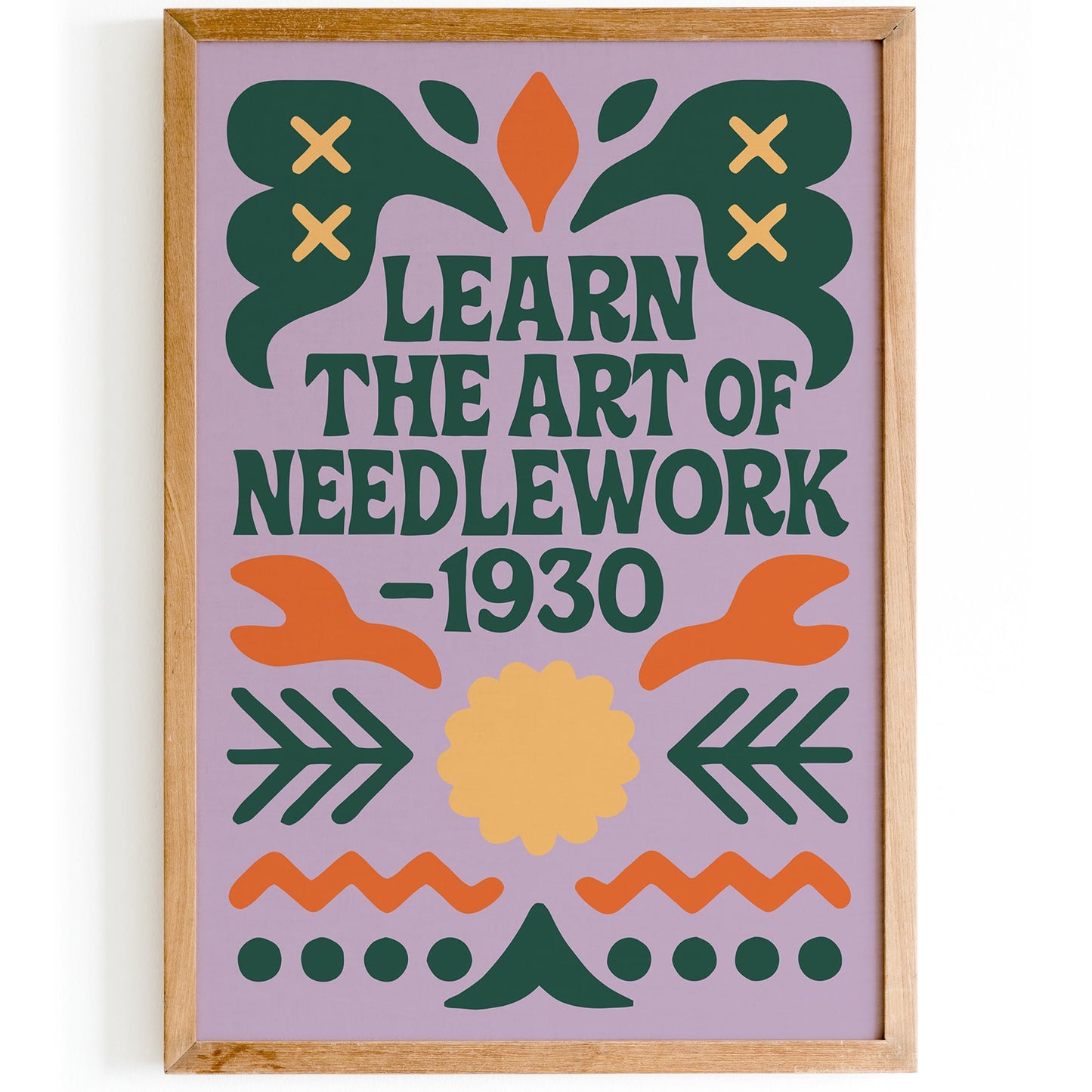 Needlework Art Print