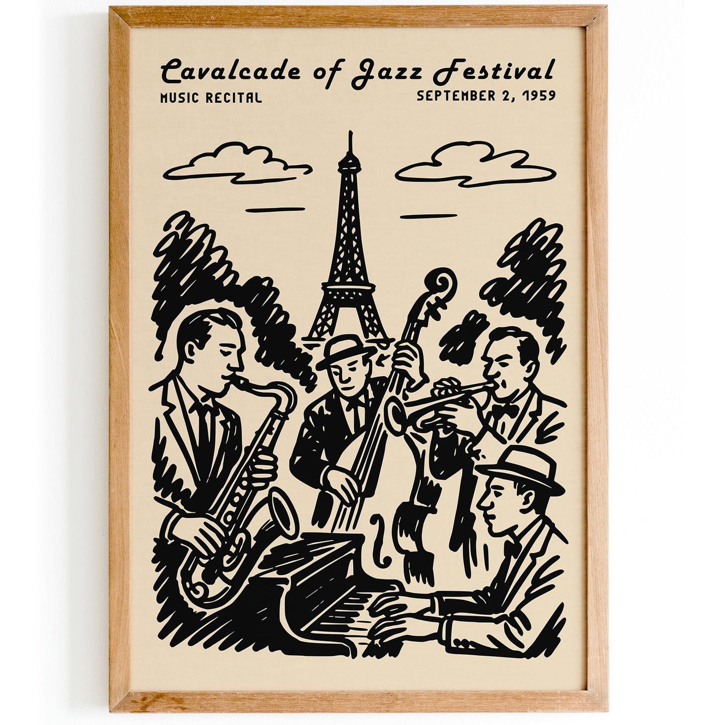 Vintage Jazz Music Poster