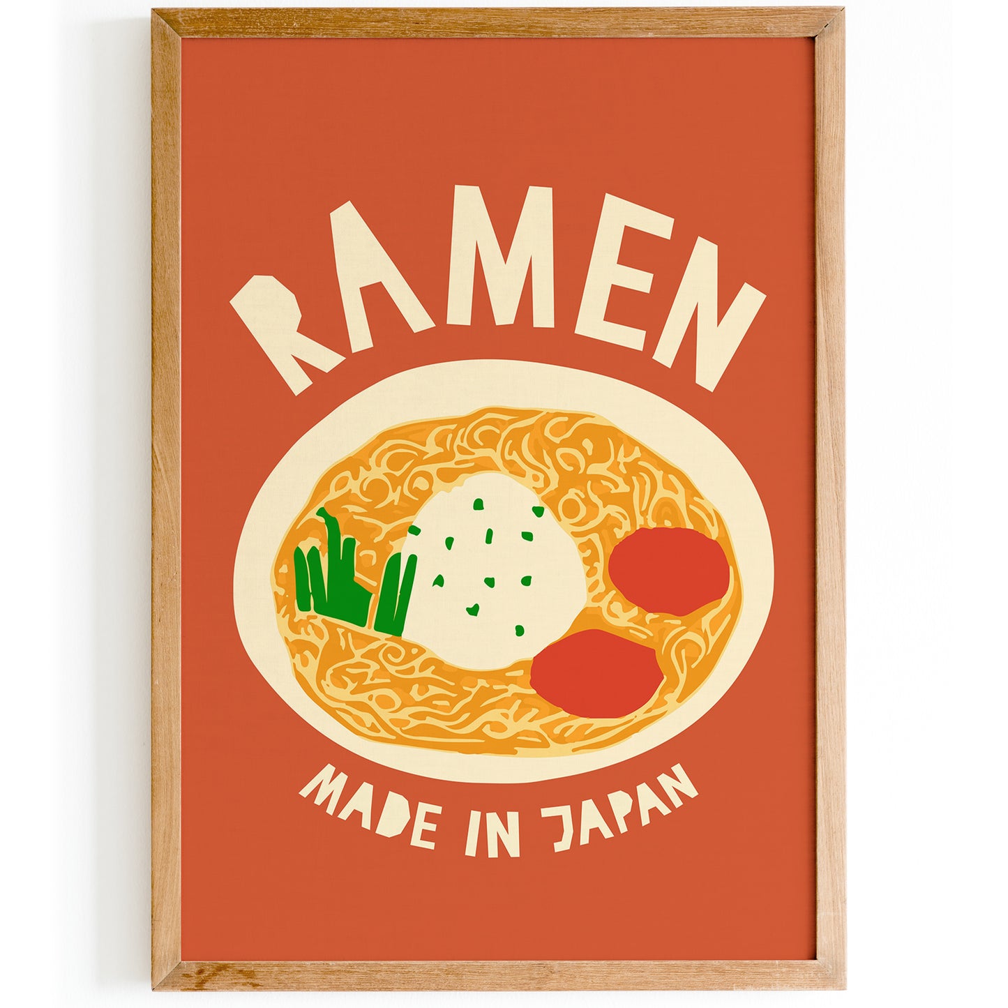 Ramen - Made in Japan - Minimalist Poster