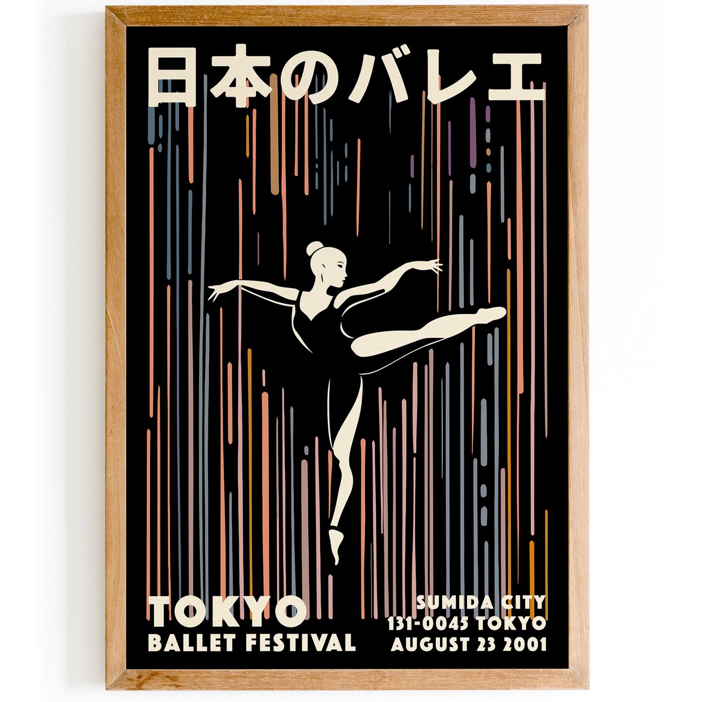 Japanese Ballerina Poster - Ballet Wall Art