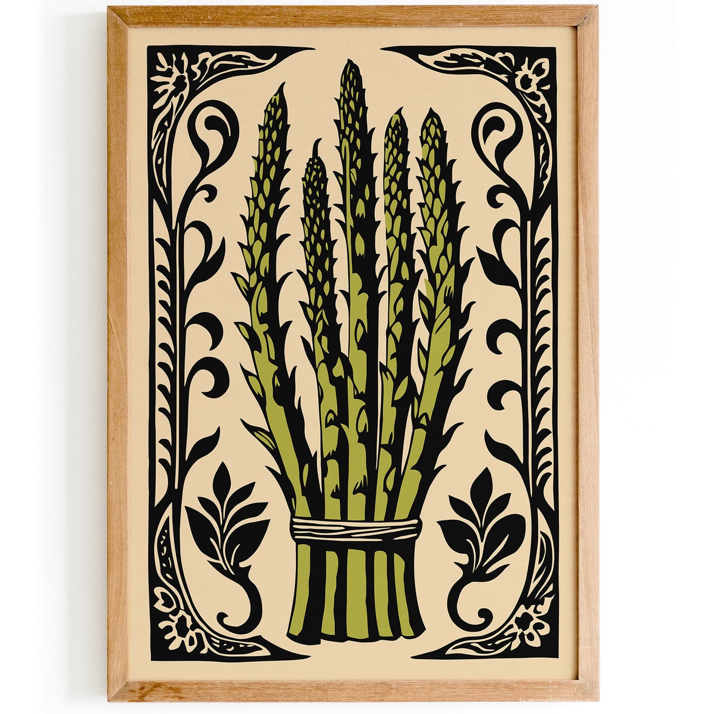 Asparagus Healty Food Poster