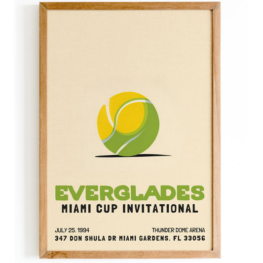 Everglades Miami Cup Poster Invitational Open Cup Fine Art