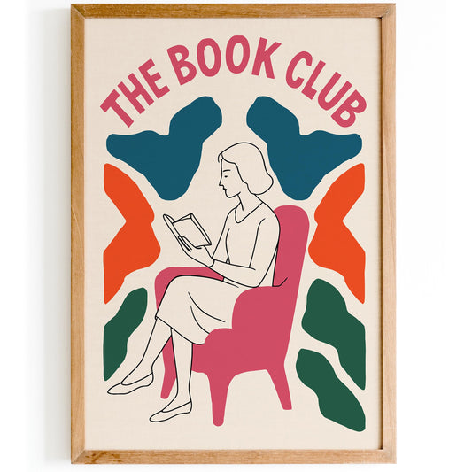 Book Club Wall Art Print