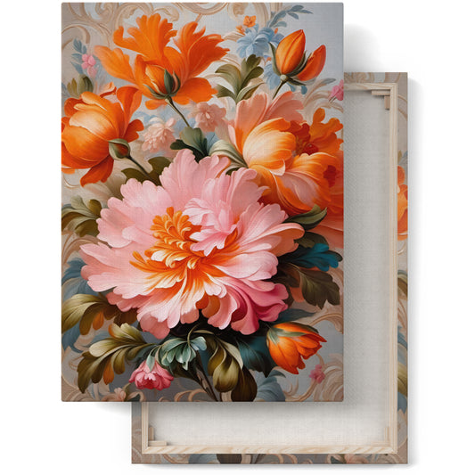 Blooming Beauty: Floral Canvas Art Print