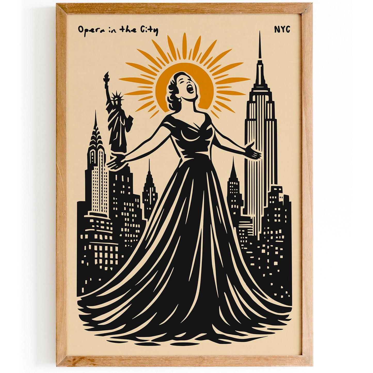 Opera in the City - Music Poster