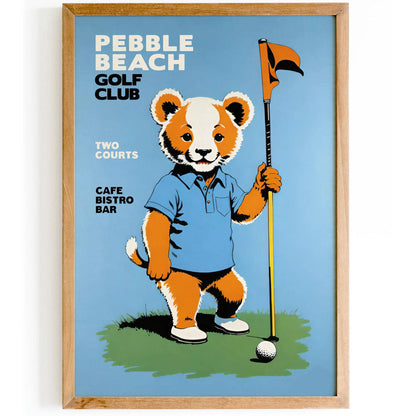Pebble Beach Golf Club Poster