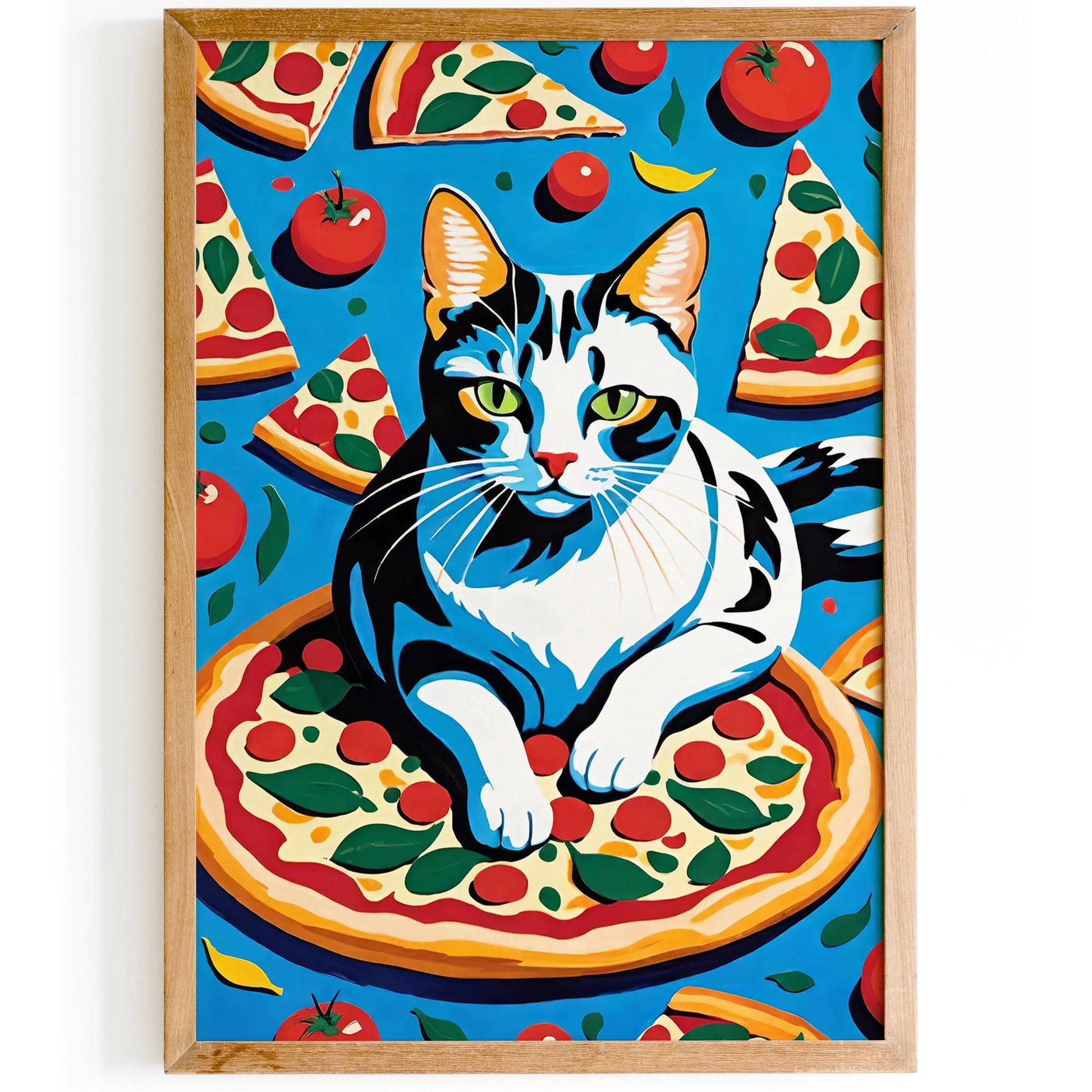 Pizza Lover Kitchen Funny Print - HypeSheriff
