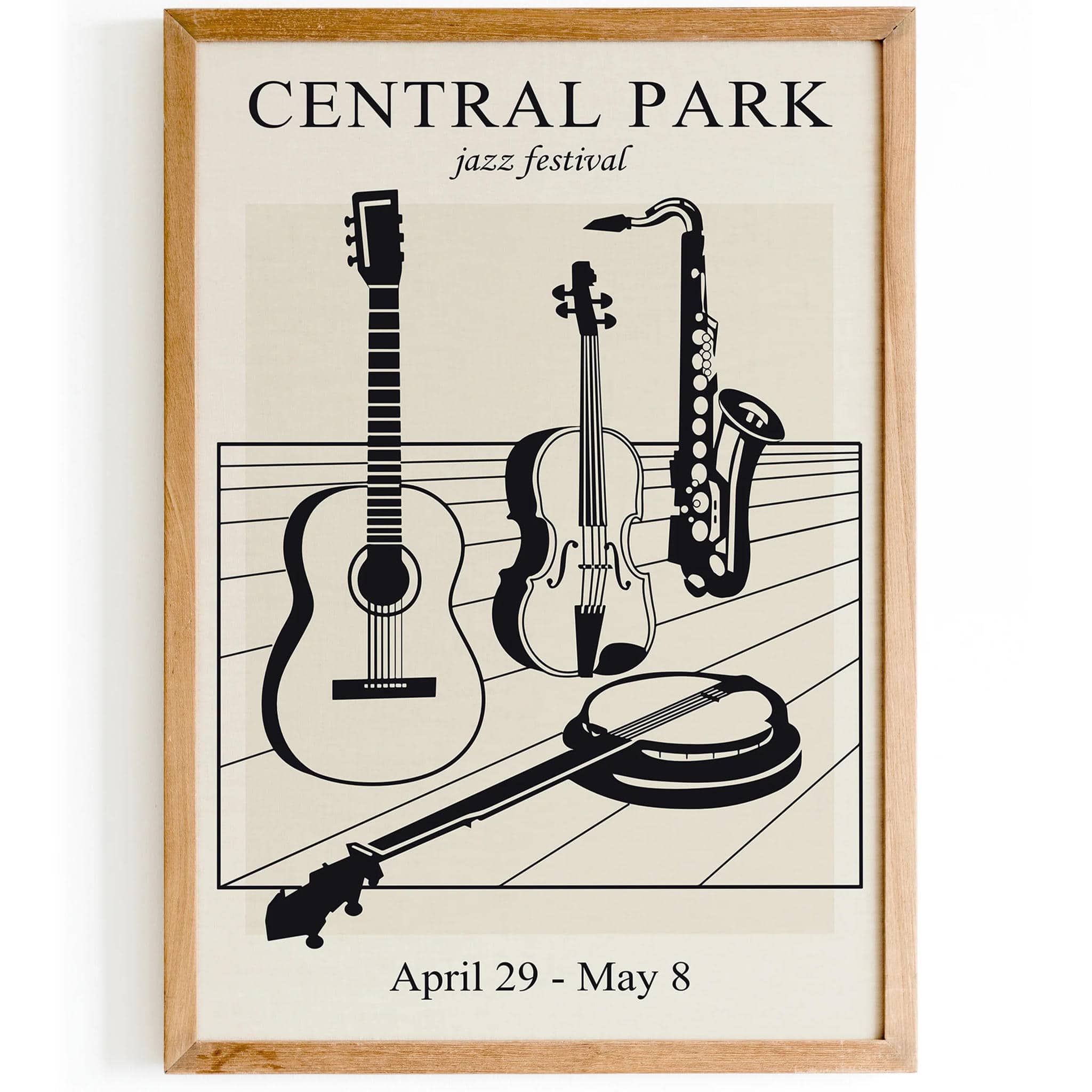 Music Instruments Vintage Wall Art Print – HypeSheriff