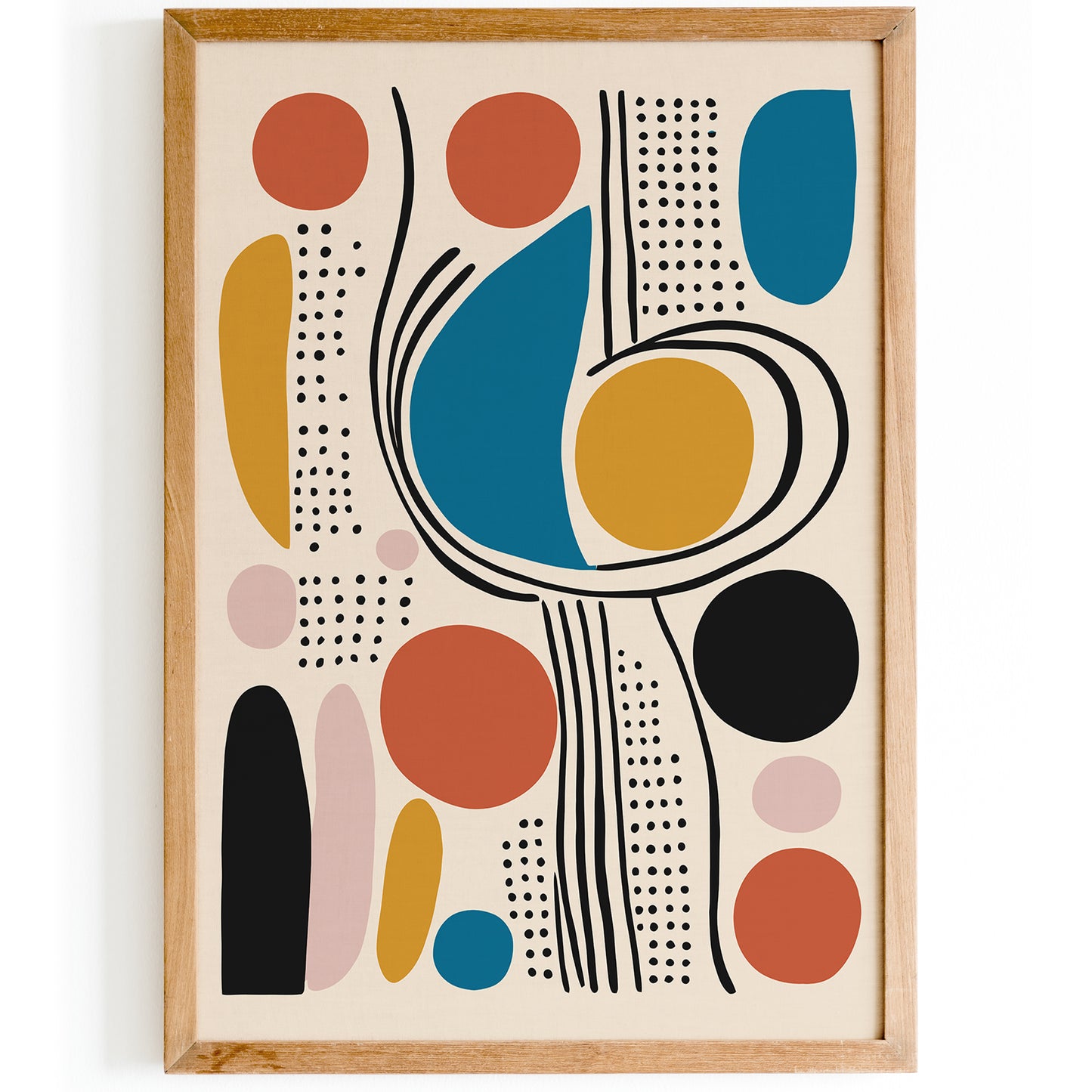 Mid Century Modern Aesthetic Print