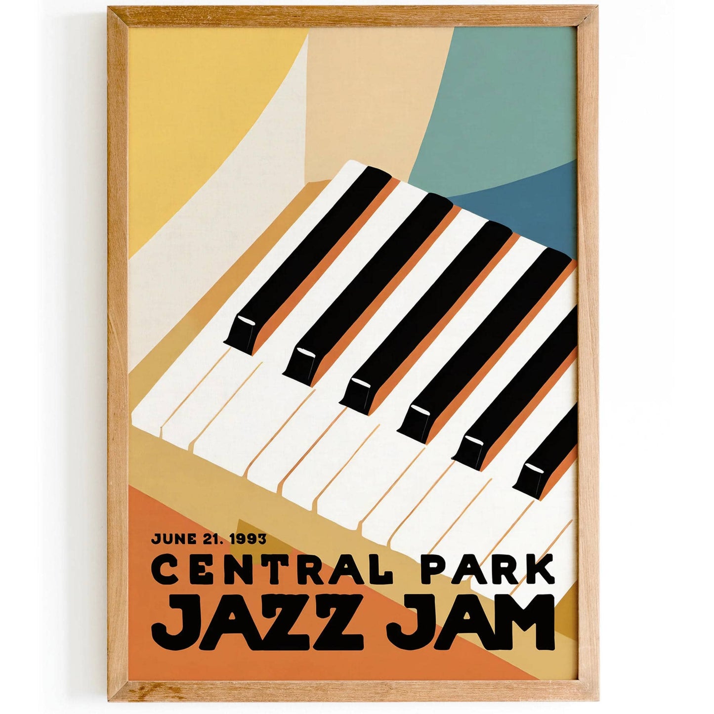 Central Park 1993 Jazz Festival Poster