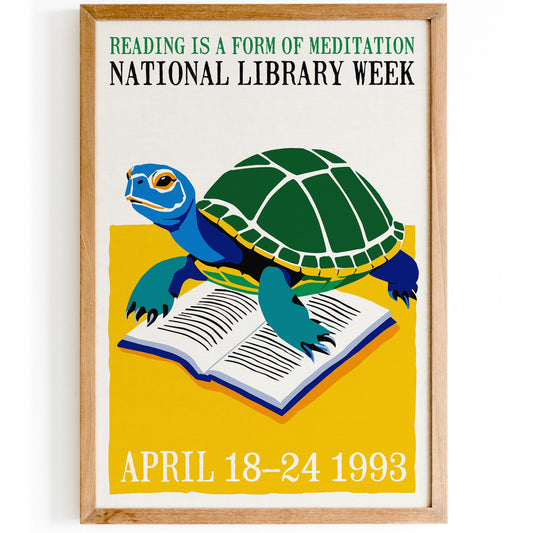 Library Week Reading Poster