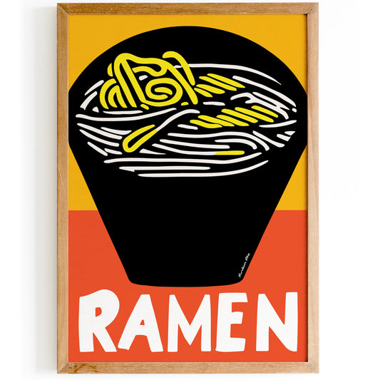 RAMEN Retro Art Print