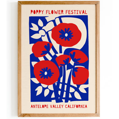 Poppy Flower Festival Poster