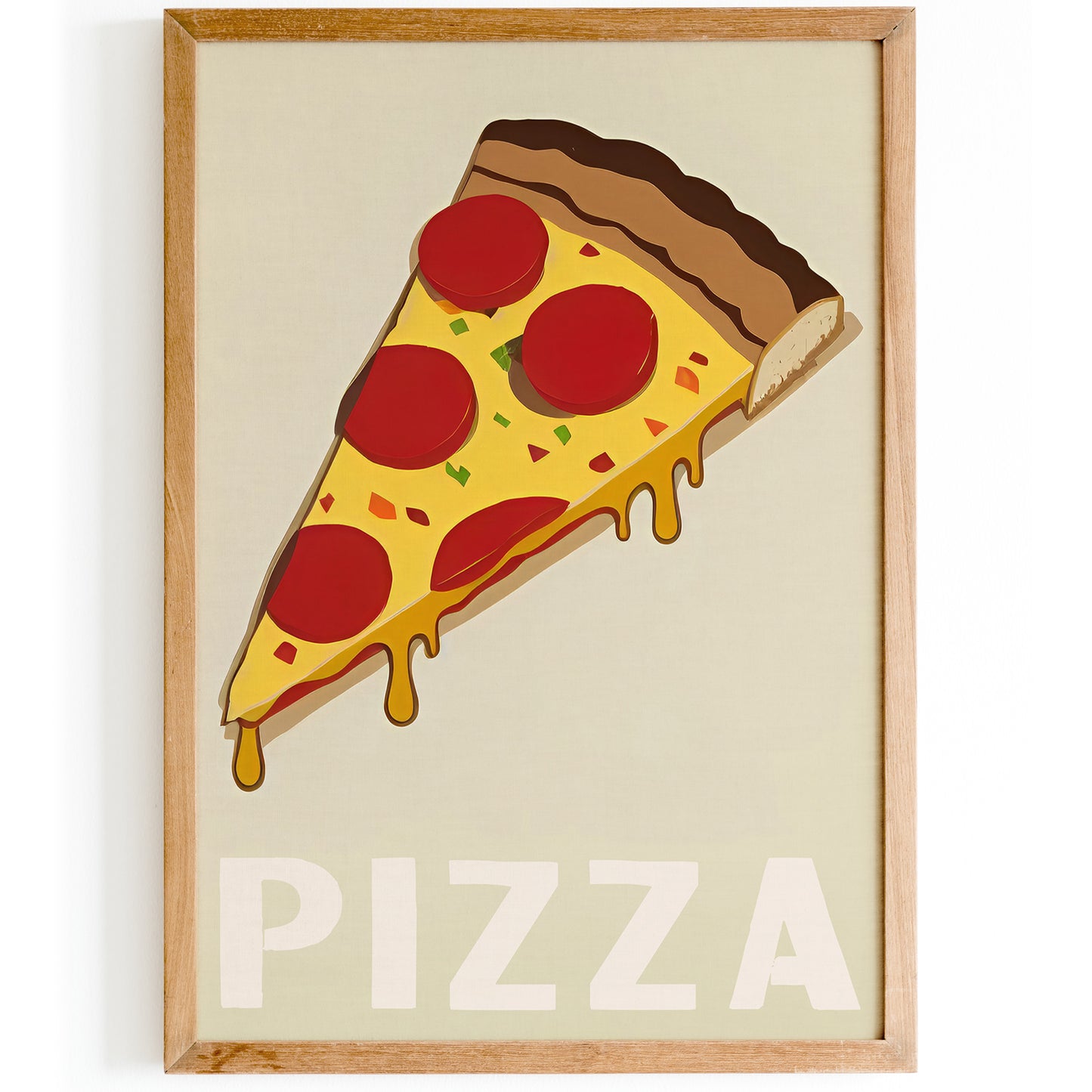 Retro Pizza Poster