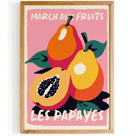 Les Papayes Poster Print
