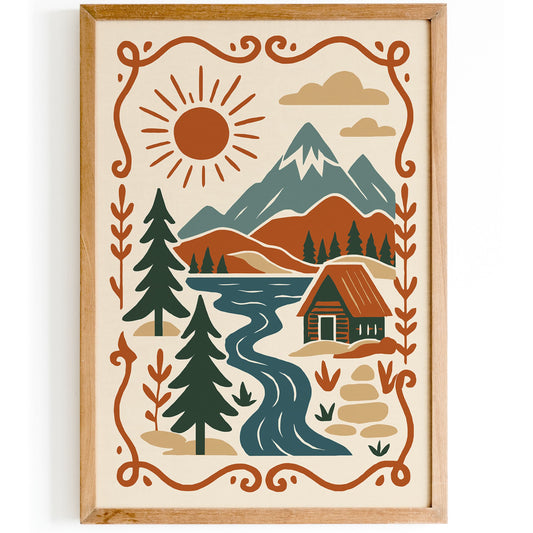 Nordic Architecture Print - Scandinavian Cityscape Art