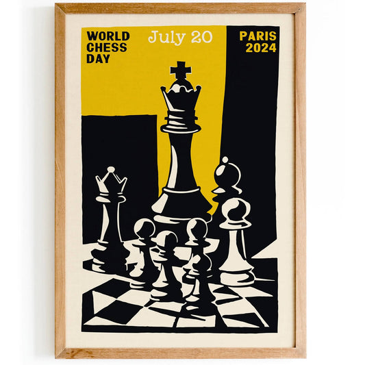 World Chess Day Paris 2024 Poster