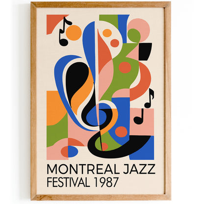 Montreal Jazz Music Poster