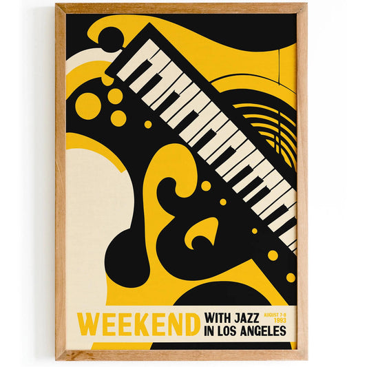 1993 Weekend With Jazz Vintage Poster - HypeSheriff