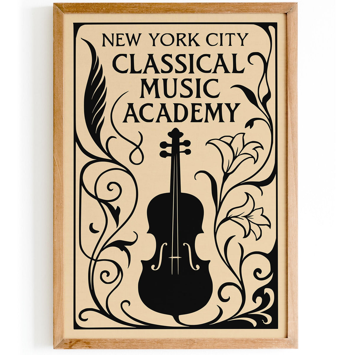 NYC Classical Music Academy Art Poster