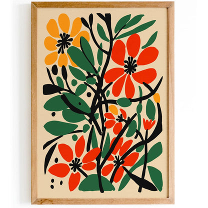 Artistic Flowers Art Print