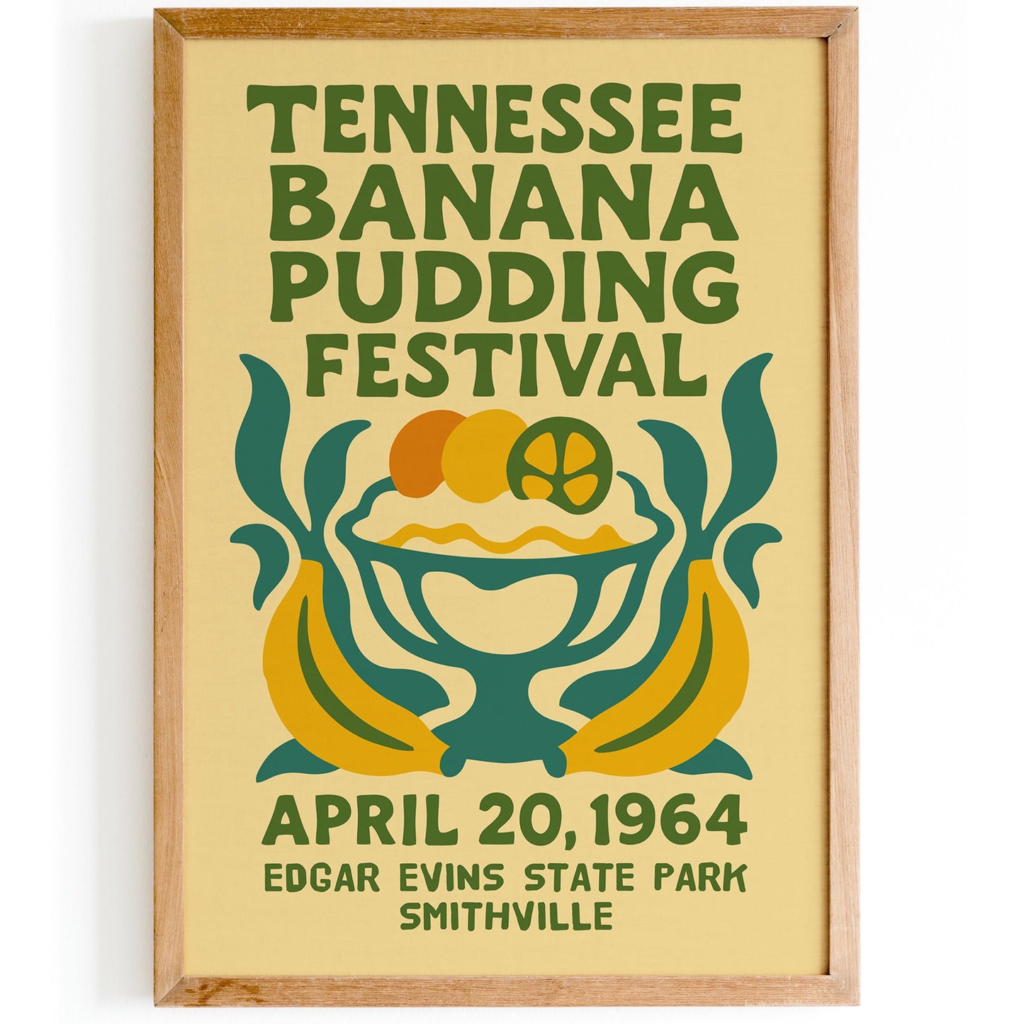 Banana Pudding Festival Poster
