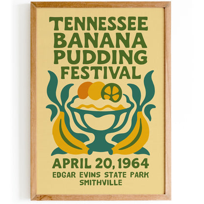 Banana Pudding Festival Poster