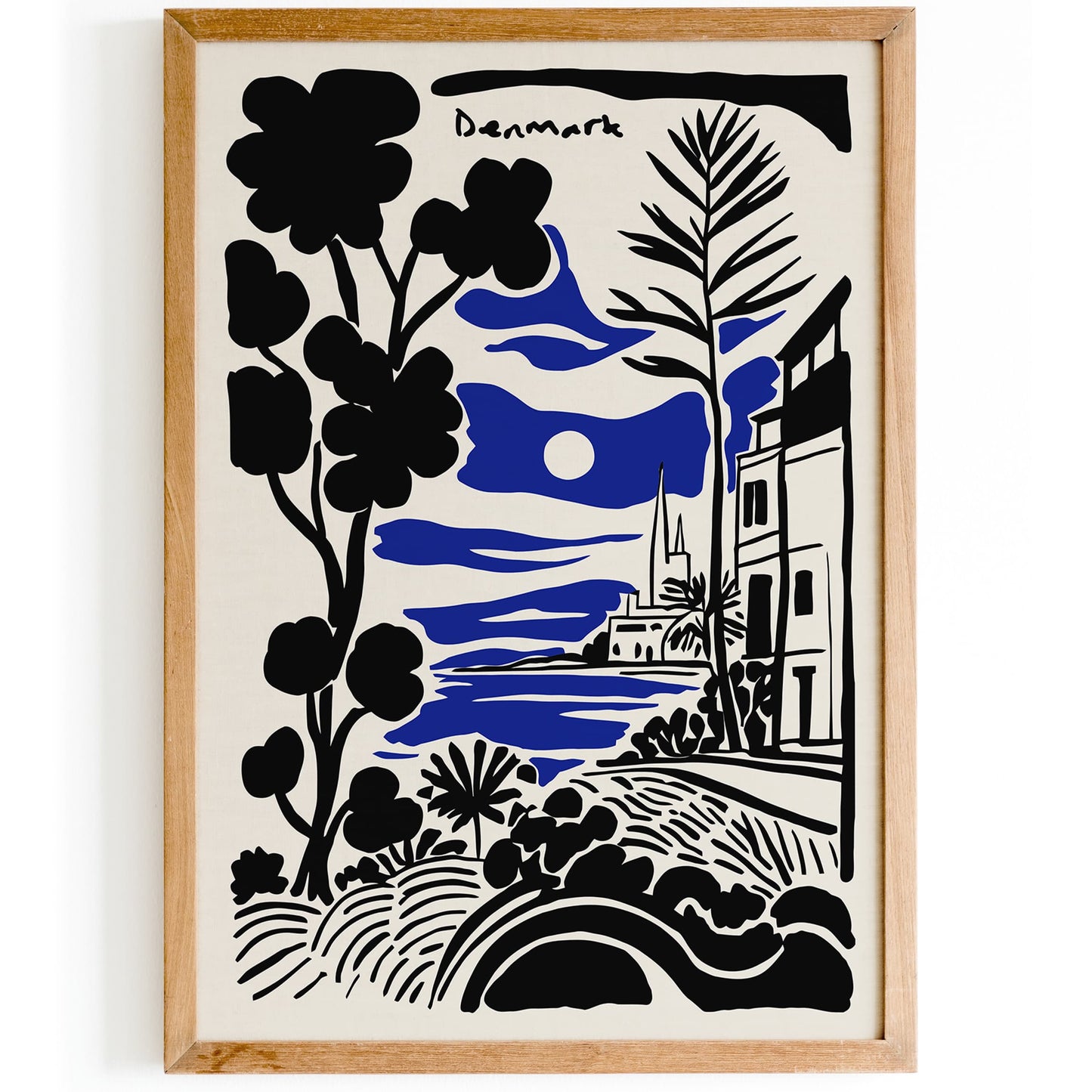 Denmark Cityscape Landscape Poster 2026