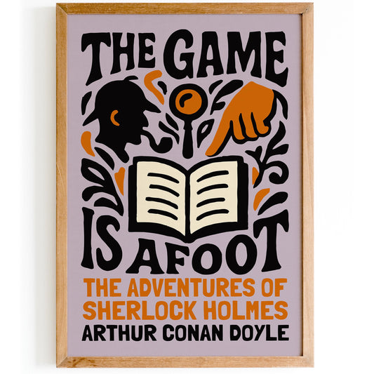 Sherlock Holmes Book Poster