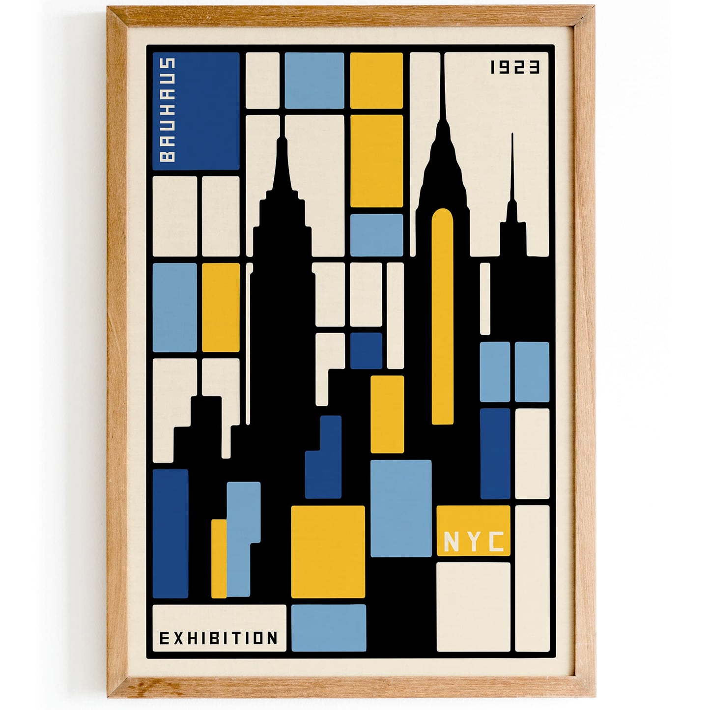 Bauhaus NYC Exhibition Art Print