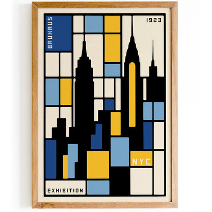 Bauhaus NYC Exhibition Art Print