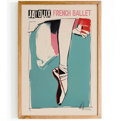 French Ballet Dancer Poster