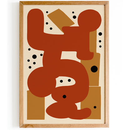 Mid Century Modern Abstract Wall Art