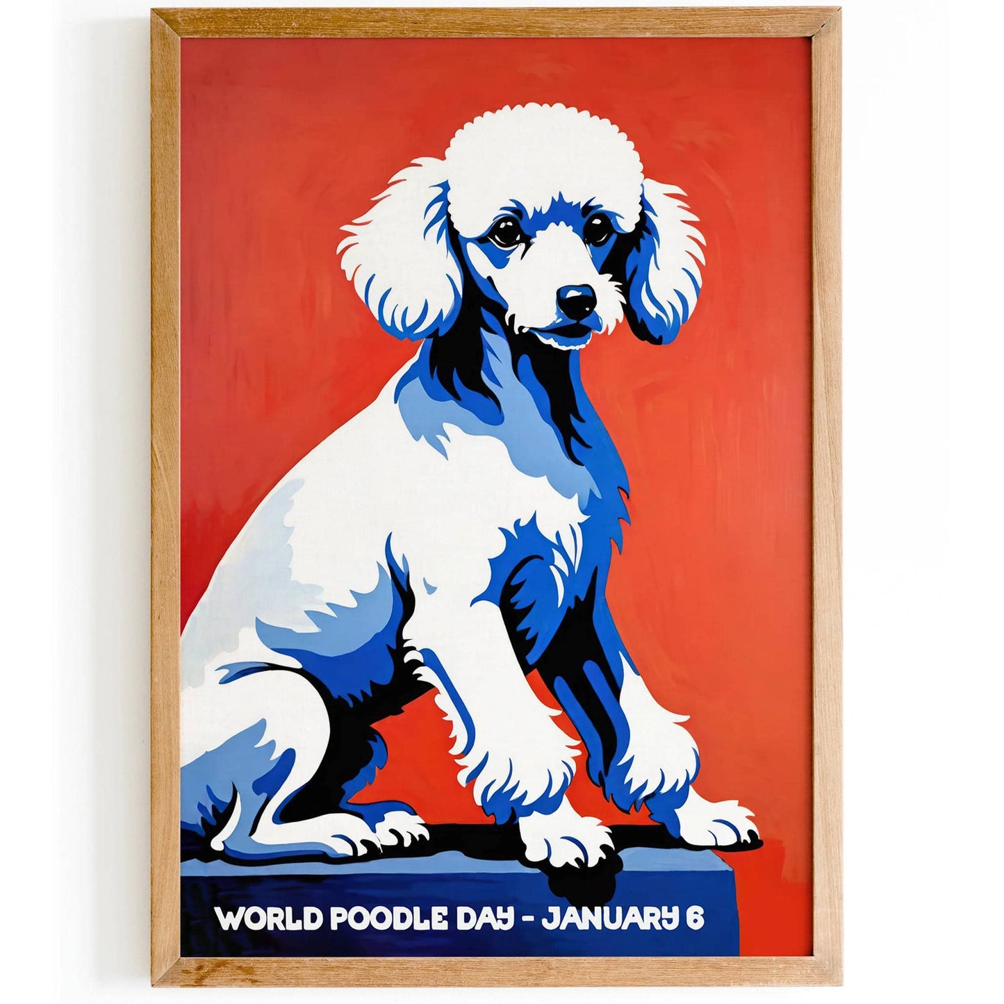 World Poodle Day Cute Art Print